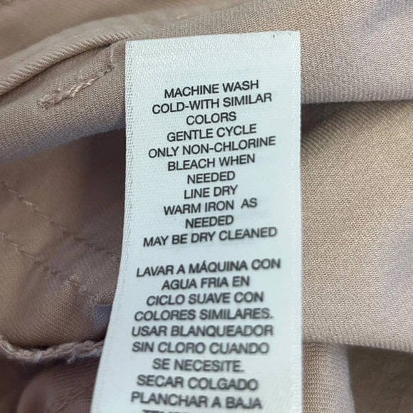 Chico's Womens Size O Small/4  Soft Pink Skinny Pants TINY FLAW - Picture 6 of 11